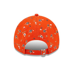 Cleveland Browns New Era Women's Floral 9TWENTY Adjustable Hat Orange