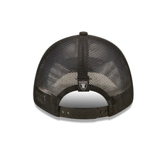 Las Vegas Raiders New Era Women's Team Trucker 9FORTY Snapback Hat Black