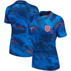England National Team Women's 2022 Pre-Match Top Blue