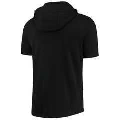 St. Louis Cardinals Levelwear Recruit Short Sleeve Full-Zip Hoodie Jacket - Black Jackets