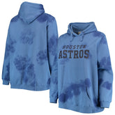 Houston Astros Women's Plus Size Cloud Pullover Hoodie - Navy Hoodies