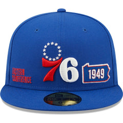 Philadelphia 76ers Fall 22 Identity 59FIFTY Fitted Hat Royal