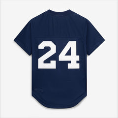 MLB Rickey Henderson New York Yankees Mitchell & Ness Cooperstown Collection Mesh Batting Practice Button-Up Jersey - Navy