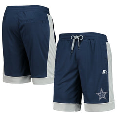 Dallas Cowboys G-III Sports by Carl Banks Fan Favorite Fashion Shorts -Navy/Gray