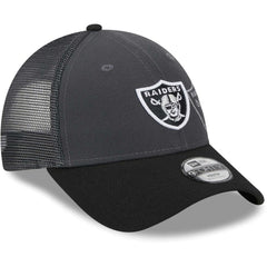 Las Vegas Raiders New Era Youth Reflect 9FORTY Adjustable Hat Graphite