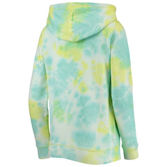Boston Red Sox New Era Women's Tie-Dye Full-Zip Hoodie - White Hoodies
