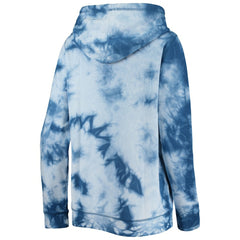Chicago Cubs New Era Women's Tie-Dye Full-Zip Hoodie - Royal Hoodies