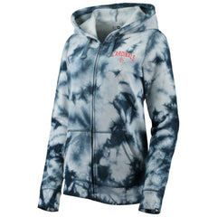 St. Louis Cardinals New Era Women's Tie-Dye Full-Zip Hoodie - Navy Hoodies