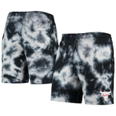 Chicago Bulls Fleece Tie-Dye Shorts Black