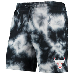 Chicago Bulls Fleece Tie-Dye Shorts Black