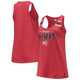 Atlanta Hawks Women's Scoop-Neck Racerback Tank Top Red