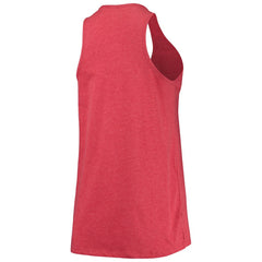 Chicago Bulls Women's Scoop-Neck Racerback Tank Top Heathered Red