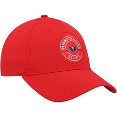 NHL Washington Capitals adidas Team Circle Slouch Adjustable Hat - Red