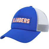 NHL New York Islanders adidas Team Plate Trucker Snapback Hat - Royal/White