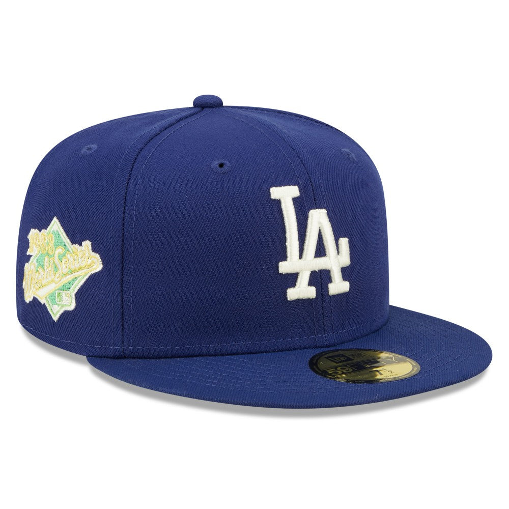 Los Angeles Dodgers New Era 1988 World Series Champions Citrus Pop UV 59FIFTY Fitted Hat - Royal Hats