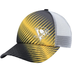 NHL Pittsburgh Penguins adidas Women's Graphic Foam Trucker Snapback Hat - Black/White
