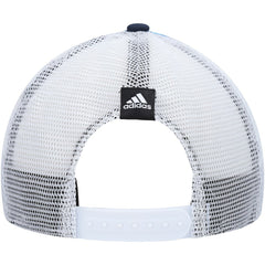 NHL Seattle Kraken adidas Women's Graphic Foam Trucker Snapback Hat - Light Blue/White