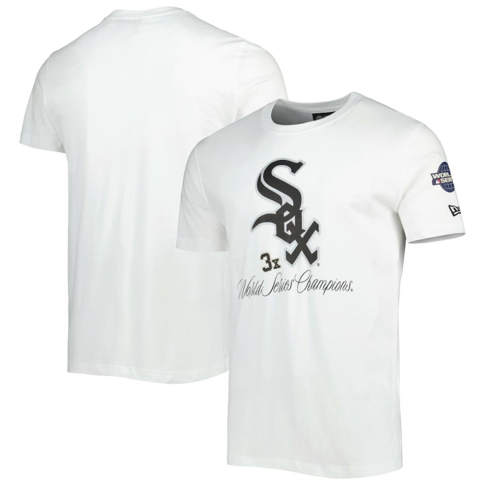 Chicago White Sox New Era Historical Championship T-Shirt - White T-shirts