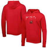 Tampa Bay Buccaneers New Era Ink Dye Pullover Hoodie Red