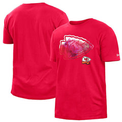Kansas City Chiefs New Era 2022 Sideline Ink Dye T-Shirt Red