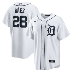 MLB Javier Baez Detroit Tigers Nike Home Replica Player Jersey - White