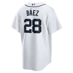 MLB Javier Baez Detroit Tigers Nike Home Replica Player Jersey - White