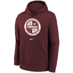 Washington Commanders Youth Alternate Logo Pullover Hoodie Burgundy