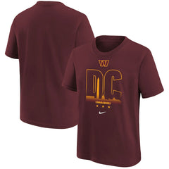 Washington Commanders Youth Team City T-Shirt Burgundy