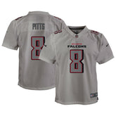 NFL Kyle Pitts Atlanta Falcons Youth Atmosphere Game Jersey - Gray