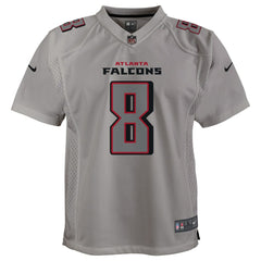 NFL Kyle Pitts Atlanta Falcons Youth Atmosphere Game Jersey - Gray