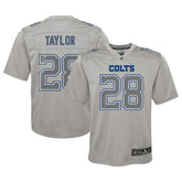 Jonathan Taylor Indianapolis Colts Youth Atmosphere Game Jersey Gray