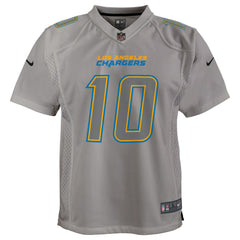 NFL Justin Herbert Los Angeles Chargers Youth Atmosphere Game Jersey - Gray