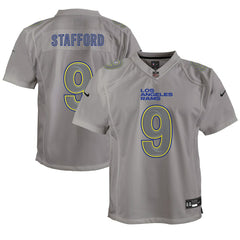 NFL Matthew Stafford Los Angeles Rams Youth Atmosphere Game Jersey - Gray