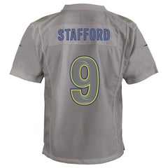 NFL Matthew Stafford Los Angeles Rams Youth Atmosphere Game Jersey - Gray