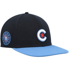 Chicago Cubs '47 2021 City Connect Captain Snapback Hat - Navy Hats