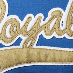 Kansas City Royals Soft as a Grape Women's Plus Size Side Split Pullover Hoodie - Royal Hoodies