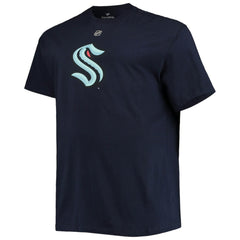 NHL Philipp Grubauer Seattle Kraken Fanatics Big & Tall Name & Number T-Shirt - Deep Sea Blue