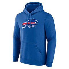 Buffalo Bills Primary Logo Fitted Pullover Hoodie Royal