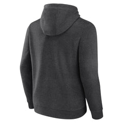 Green Bay Packers Primary Logo Fitted Pullover Hoodie Charcoal