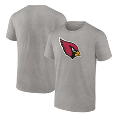 Arizona Cardinals Primary Logo T-Shirt Heather Gray