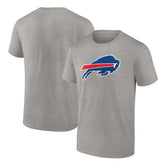 Buffalo Bills Primary Logo T-Shirt Heather Gray