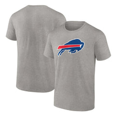 Buffalo Bills Primary Logo T-Shirt Heather Gray