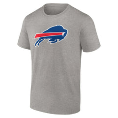 Buffalo Bills Primary Logo T-Shirt Heather Gray