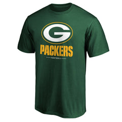 Green Bay Packers Team Lockup T-Shirt Green