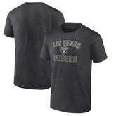 Las Vegas Raiders Victory Arch T-Shirt Heather Charcoal
