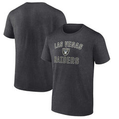 Las Vegas Raiders Victory Arch T-Shirt Heather Charcoal