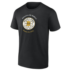 NHL Willie O'Ree Boston Bruins Retirement T-Shirt - Black