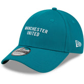 Manchester United New Era Seasonal 9FORTY Adjustable Hat Turquoise