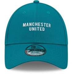 Manchester United New Era Seasonal 9FORTY Adjustable Hat Turquoise