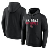 Arizona Cardinals Fade Out Fitted Pullover Hoodie Black